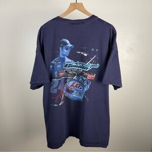 Vintage Chase Authentics Jeff Gordon Y2K NASCAR Double Sided T Shirt Size 2XL